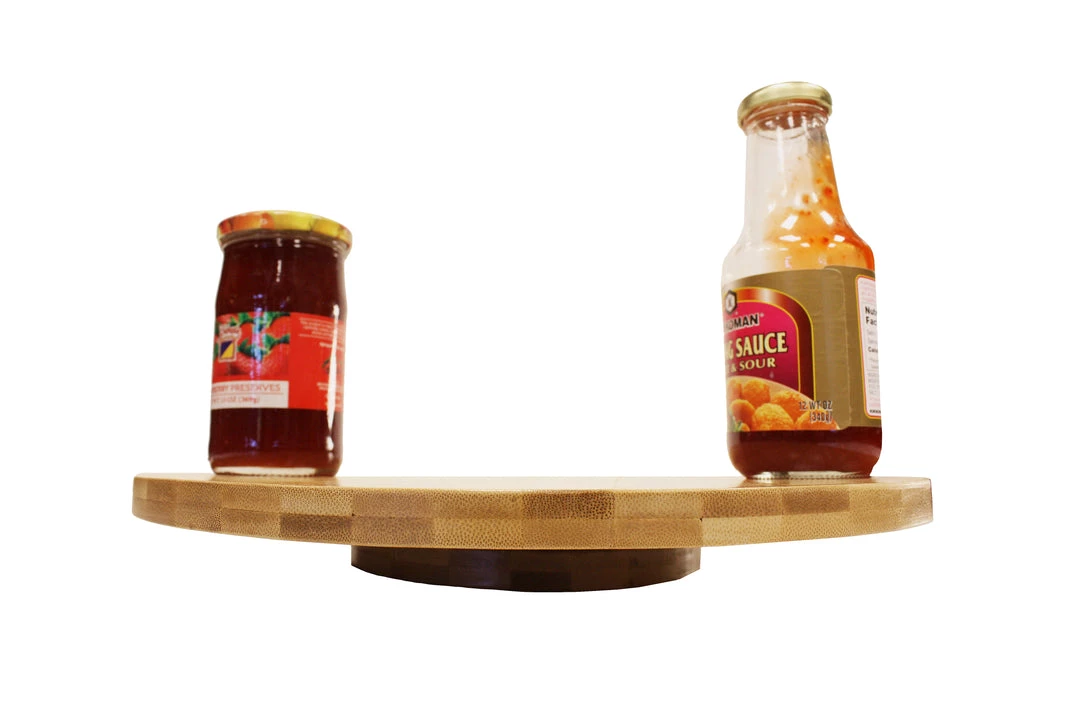 Simply Bamboo Wood Lazy Susan Kitchen Turntable 13.5 " Diameter X 1.5”H 6 Simply Bamboo Wood Lazy Susan Kitchen Turntable 13.5 " Diameter X 1.5”H