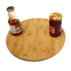 Simply Bamboo Wood Lazy Susan Kitchen Turntable 13.5 " Diameter X 1.5”H 11 Simply Bamboo Wood Lazy Susan Kitchen Turntable 13.5