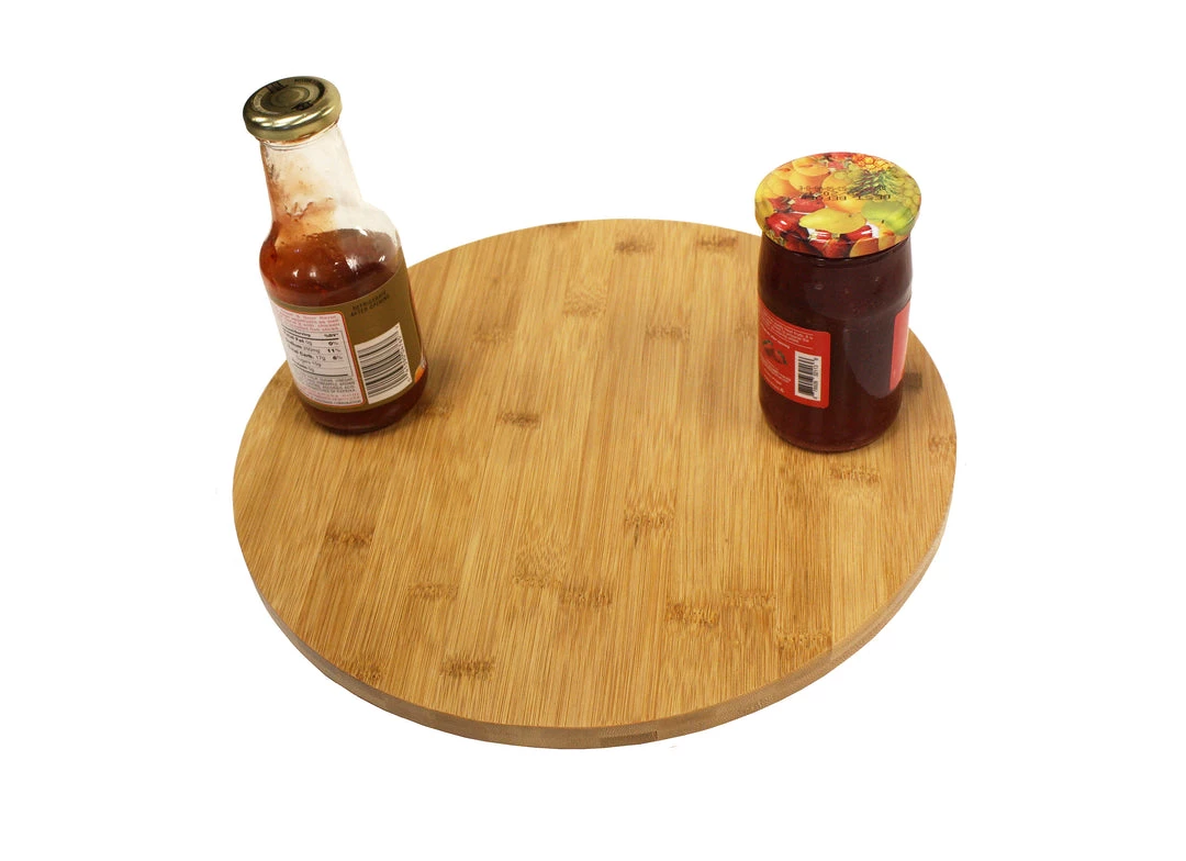 Simply Bamboo Wood Lazy Susan Kitchen Turntable 13.5 " Diameter X 1.5”H 7 Simply Bamboo Wood Lazy Susan Kitchen Turntable 13.5 " Diameter X 1.5”H