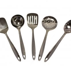 5 Piece Stainless Steel Utensil & Kitchen Tool Set By ZUCCOR Cutlery, Utensils, & Tools