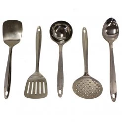 5 Piece Stainless Steel Utensil & Kitchen Tool Set By ZUCCOR Cutlery, Utensils, & Tools