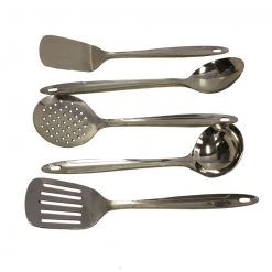5 Piece Stainless Steel Utensil & Kitchen Tool Set By ZUCCOR Cutlery, Utensils, & Tools