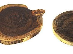 Mountain Woods / Simply Bamboo On Sale Mountain Woods Brown Set Of 4 Acacia Hardwood Handmade 100% Natural & Organic Best Coasters - 5.5''