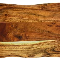 Mountain Woods Brown Hand Crafted Live Edge Acacia Cutting Board/Serving Tray - 15