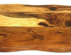 Mountain Woods Brown Hand Crafted LIVE EDGE Cutting Board/Serving Tray Made With Solid Acacia Hard Wood - 16" On Sale