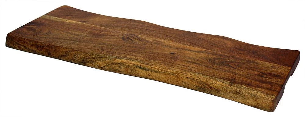 On Sale Mountain Woods Brown Hand Crafted LIVE EDGE Acacia Cutting Board/Serving Tray - 27" 3 On Sale Mountain Woods Brown Hand Crafted LIVE EDGE Acacia Cutting Board/Serving Tray - 27"