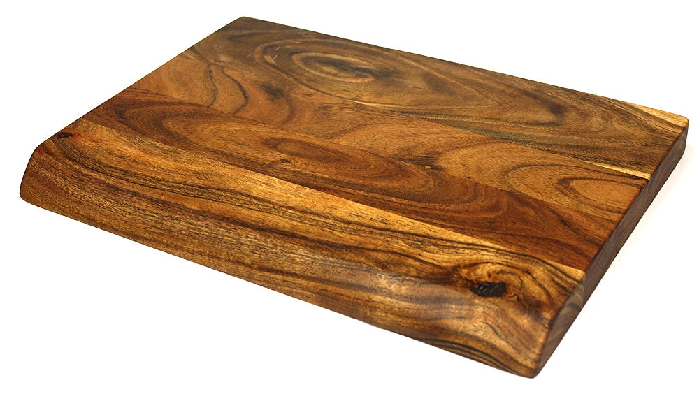 On Sale Mountain Woods Brown Hand Crafted LIVE EDGE Cutting Board/Serving Tray Made With Solid Acacia Hard Wood - 18" 6 On Sale Mountain Woods Brown Hand Crafted LIVE EDGE Cutting Board/Serving Tray Made With Solid Acacia Hard Wood - 18"
