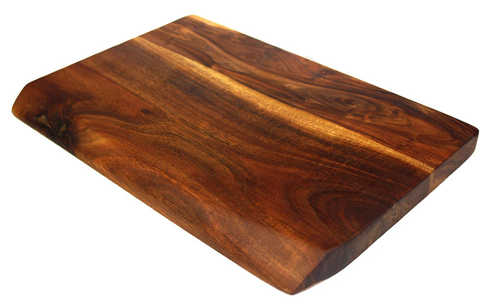 On Sale Mountain Woods Brown Hand Crafted LIVE EDGE Cutting Board/Serving Tray Made With Solid Acacia Hard Wood - 18" 3 On Sale Mountain Woods Brown Hand Crafted LIVE EDGE Cutting Board/Serving Tray Made With Solid Acacia Hard Wood - 18"
