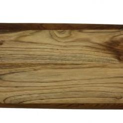 Mountain Woods, Large Brown Hand Crafted Live Edge Teak Cutting Board/Serving Tray | Cheese Board | Chopping Board | Charcuterie Board | Reversible Butcher Block – (15