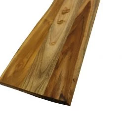 Mountain Woods, Large Brown Hand Crafted Live Edge Teak Cutting Board/Serving Tray | Cheese Board | Chopping Board | Charcuterie Board | Reversible Butcher Block – 27