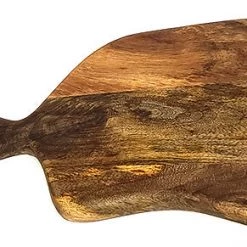 Mountain Woods Brown Palacio Collection Large Round Paddle Cutting & Serving Board - 15"