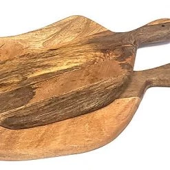 Mountain Woods Brown Palacio Collection Large Round Paddle Cutting & Serving Board - 15