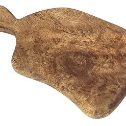 Mountain Woods Brown Palacio Collection Small Round Paddle Cutting & Serving Board - 11" On Sale