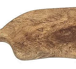 Mountain Woods Brown Palacio Collection Small Round Paddle Cutting & Serving Board - 11" On Sale
