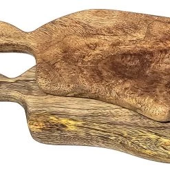 Mountain Woods Brown Palacio Collection Small Round Paddle Cutting & Serving Board - 11