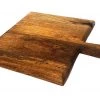 Mountain Woods Brown Casa Rustic Collection Large Square Paddle Cutting & Serving Board - 14" On Sale