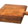 Mountain Woods Brown Casa Rustic Collection Medium Square Paddle Cutting & Serving Board - 11"