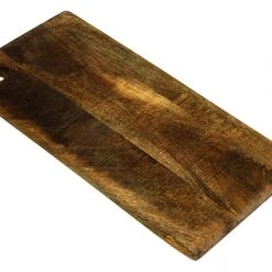 On Sale Mountain Woods Brown Medium Organic Hardwood Mango Cutting Board - 16"