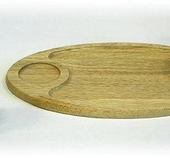 Serving Trays Mountain Woods White Blossoms Salt & Pepper Condiment Tray Set - 13.75''