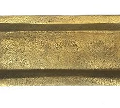 ZUCCOR Cast Aluminum Antique Bronze Finish Medium Rectangle Serving Tray - 18