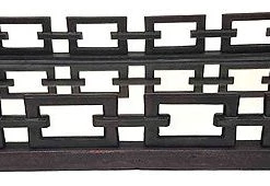 ZUCCOR Greek Bronze Rectangle Ottoman Serving Tray With Mirror - 24"