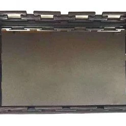 ZUCCOR Greek Bronze Rectangle Ottoman Serving Tray With Mirror - 24" 9 ZUCCOR Greek Bronze Rectangle Ottoman Serving Tray With Mirror - 24