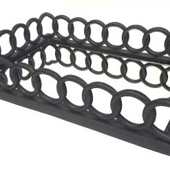 On Sale ZUCCOR French Bronze Rectangle Ottoman Serving Tray With Mirror - 24"