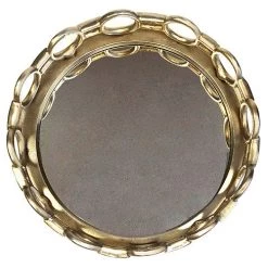ZUCCOR Athens Round Serving Tray With Mirror - 15.5" On Sale