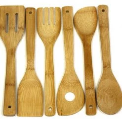 On Sale Simply Bamboo 6 Piece Bamboo Utensil Set - 12"
