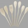 Mountain Woods 7 Piece Organic Wood Utensil Set - 14" On Sale