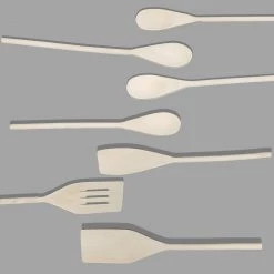 Mountain Woods 7 Piece Organic Wood Utensil Set - 14