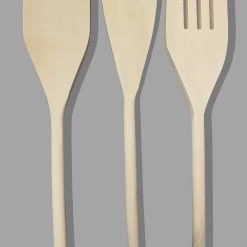 Mountain Woods 7 Piece Organic Wood Utensil Set - 14