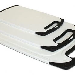 ZUCCOR Black 3 Piece Venice Cutting Board Set - 12.86" On Sale