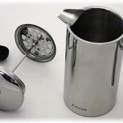 Zuccor 32 Oz. Stainless Steel Capri Double Wall Coffee Press - 9.125"