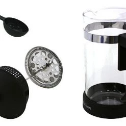On Sale Zuccor Black 32 Oz. Milano Heat Resistant Gourmet Coffee Press - 9''
