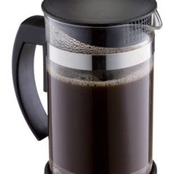 On Sale Zuccor Black 32 Oz. Milano Heat Resistant Gourmet Coffee Press - 9''