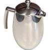 Zuccor 32 Oz. Stainless Steel Venice Double Wall Coffee Press - 9.25" On Sale