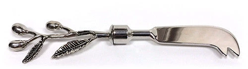 On Sale Zuccor 2 Piece Kona Berries Polished Metal Luxury Gourmet Cheese Spreader Knives - 6.75'' 4 On Sale Zuccor 2 Piece Kona Berries Polished Metal Luxury Gourmet Cheese Spreader Knives - 6.75''