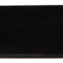 ZUCCOR Handmade Organic Marble / Black Granite Server Board With Metal Handle, 18”X9” On Sale