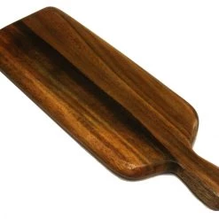 Mountain Woods Brown Casa Rustic Collection Large Rectangular Paddle Cutting & Serving Board - 16" On Sale