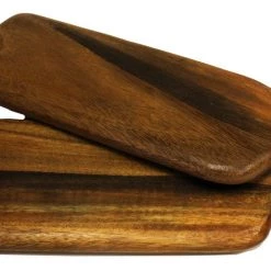 Mountain Woods Brown Casa Rustic Collection Large Rectangular Paddle Cutting & Serving Board - 16