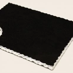 Zuccor On Sale Handmade Organic Marble / Black Granite Server Board With Silver Finished Chiseled Edge, 12”X8.5” 12 Zuccor On Sale Handmade Organic Marble / Black Granite Server Board With Silver Finished Chiseled Edge, 12”X8.5”