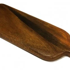 Mountain Woods Brown Casa Rustic Collection Large Rectangular Paddle Cutting & Serving Board - 16