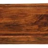 Mountain Woods Brown Organic Edge Grain Hardwood Acacia Cutting Board W/ Juice Grove - 15"