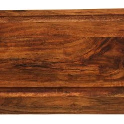 Mountain Woods Brown Organic Edge Grain Hardwood Acacia Cutting Board W/ Juice Grove - 15"