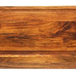 Mountain Woods Brown Organic Edge Grain Hardwood Acacia Cutting Board W/ Juice Grove - 15